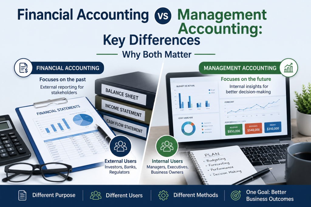 Financial Accounting vs Management Accounting