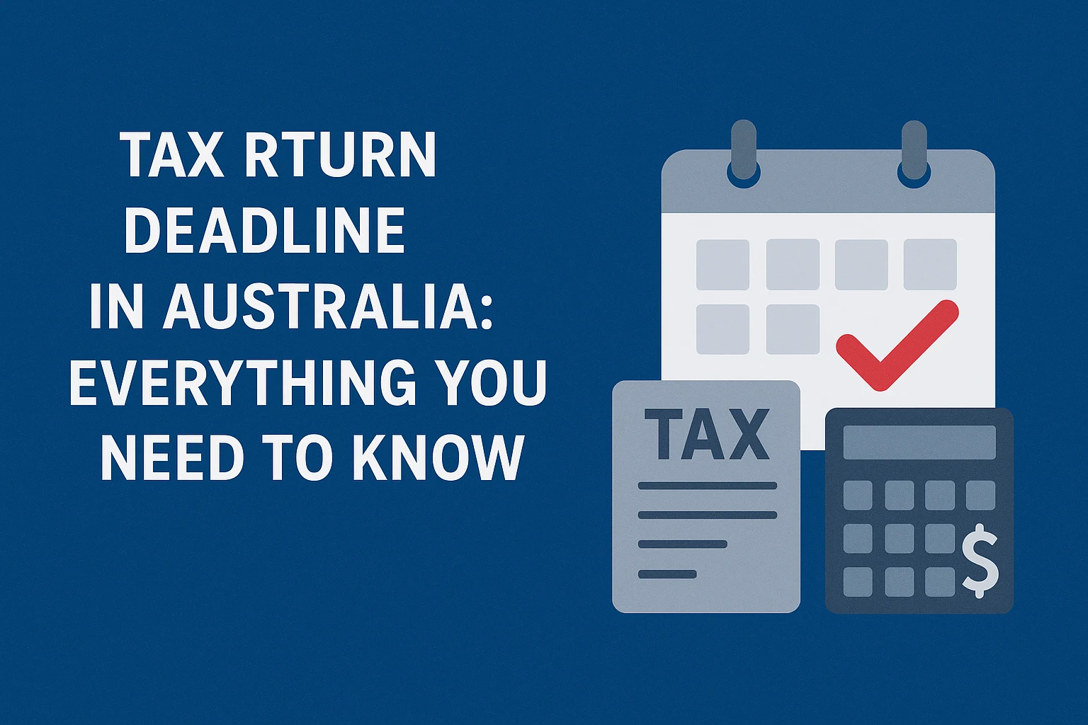 Tax Return Deadline in Australia